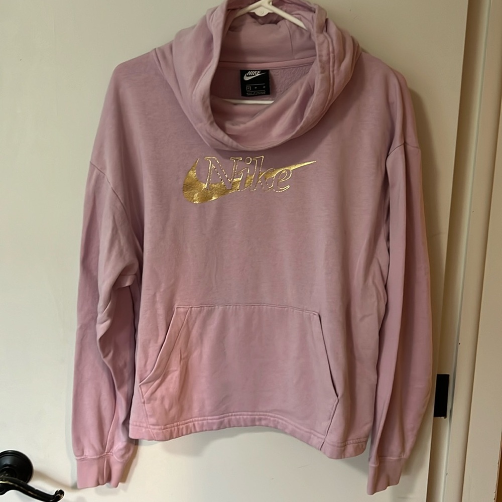 Women’s Lightweight Purplish/pink  Hooded Nike Sweatshirt Size Medium